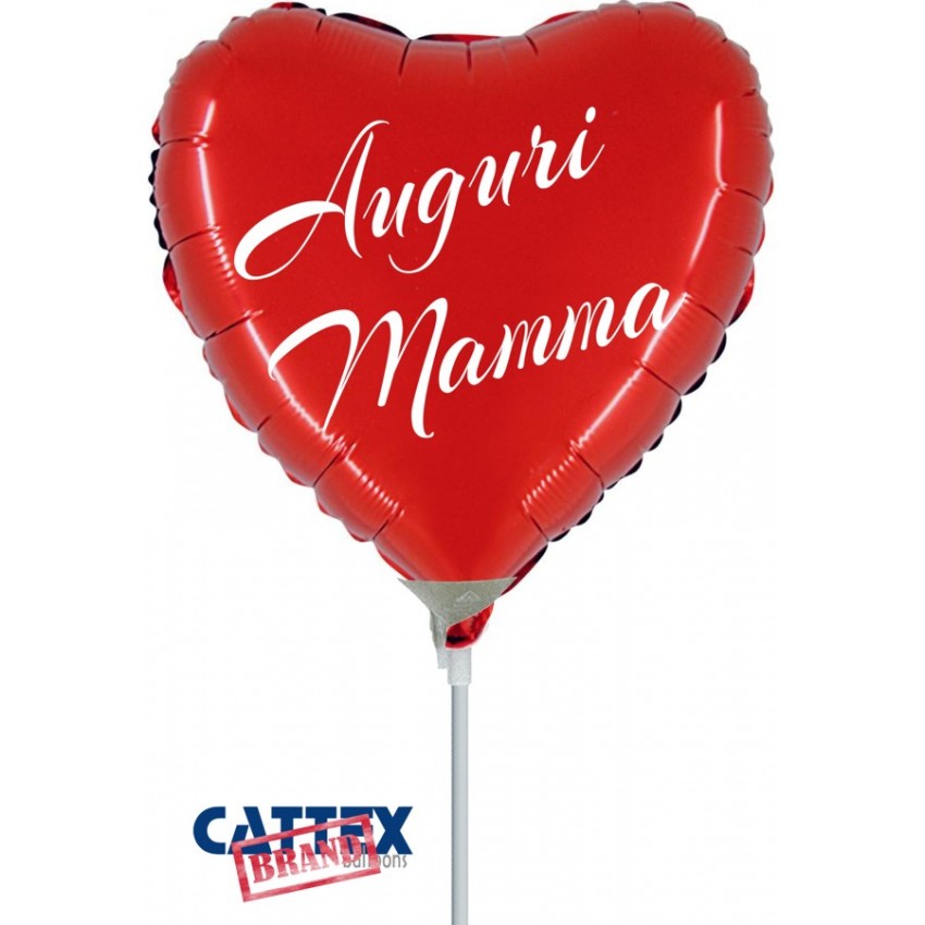 Palloncini Decorati CTX - Auguri Mamma Minishape (9”)